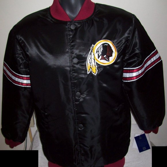 WASHINGTON REDSKINS Starter Snap Down Jacket SMALL